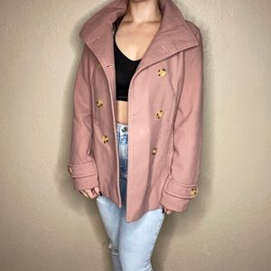 Pink Pea coat
